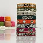 Mirror Magic With Colours Bangles