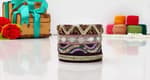 Purple Artistry Handwork Bangles