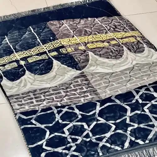 Soft Velvet Foam Padded Prayer Mat (Janamaz) – ( خانہ کعبہ )