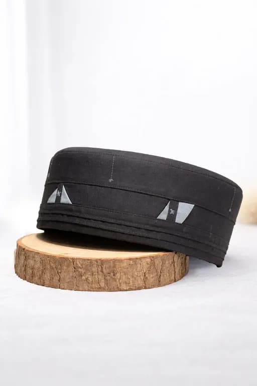 Amal Islamic Kufi Cap black