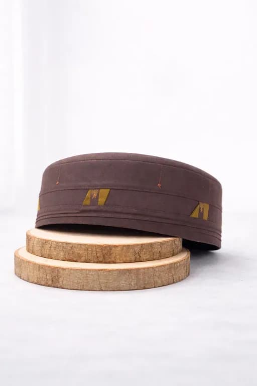 Amal Islamic Kufi Cap brown