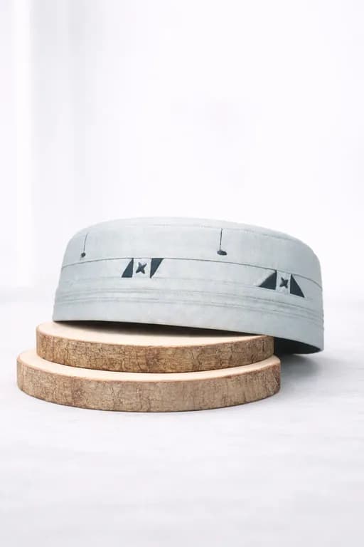Amal Islamic Kufi Cap grey