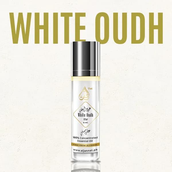 White Oudh Attar 6ml – Long-Lasting Premium Quality