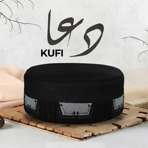 Dua Kufi Cap (Imported Quality) black