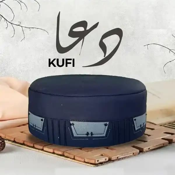 Dua Kufi Cap (Imported Quality) blue