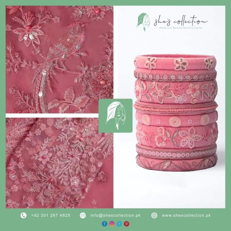 Pink Nightfall Bangles