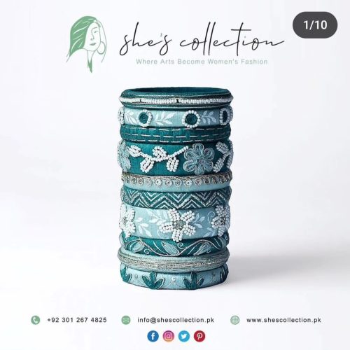 Elegant Green Harmony Bangles