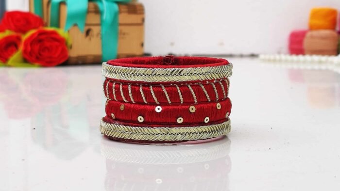 Classic Maroon Bangles - Image 2