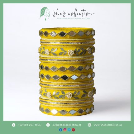 Daffodil & Golden Accents Bangles