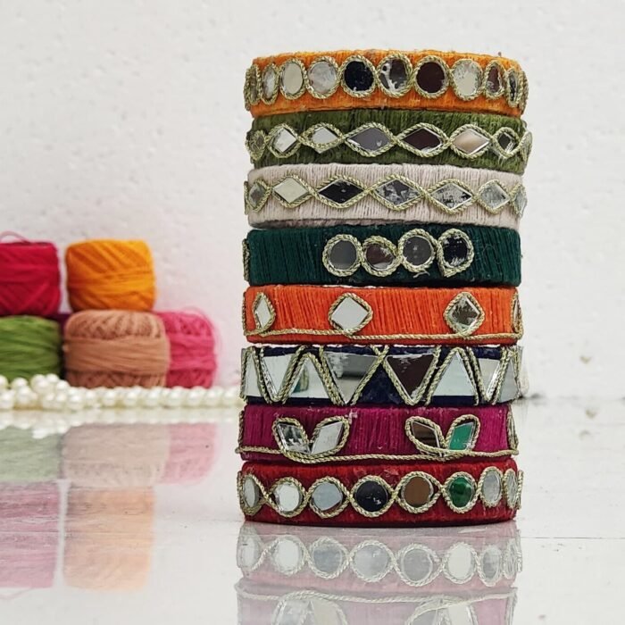 Mirror Magic With Colours Bangles