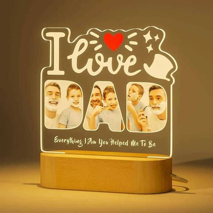 Personalized 3D illusion LED Photo Lamp - Image 6