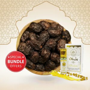 1KG Ajwa Dates with Attar + Tasbeeh (sunnah gift)