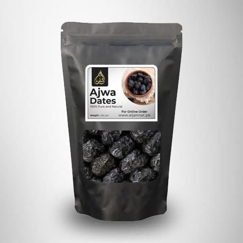 Ajwa Dates (Khajoor) Pouch 250gm