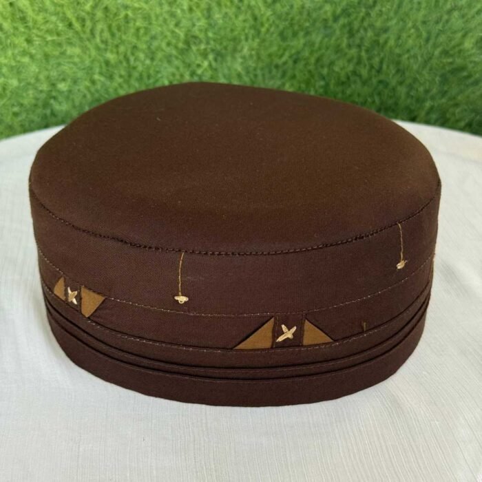 Amal Kufi Cap (Dark Brown) - Image 2