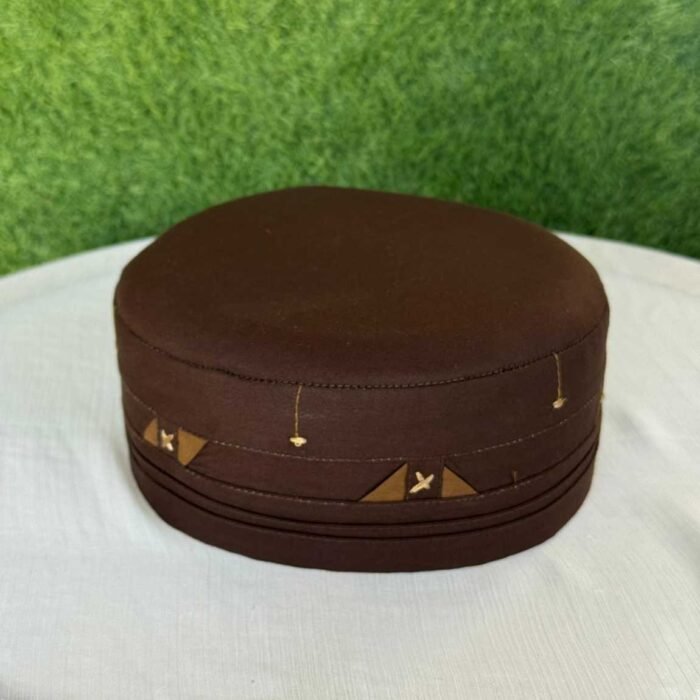 Amal Kufi Cap (Dark Brown) - Image 3