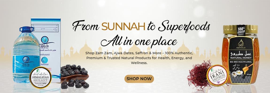 Abe Zamzam Water - Original Honey and Saudi Khajoors in Pakistan