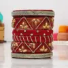 Maroon With Golden Accents Bridal Bangles