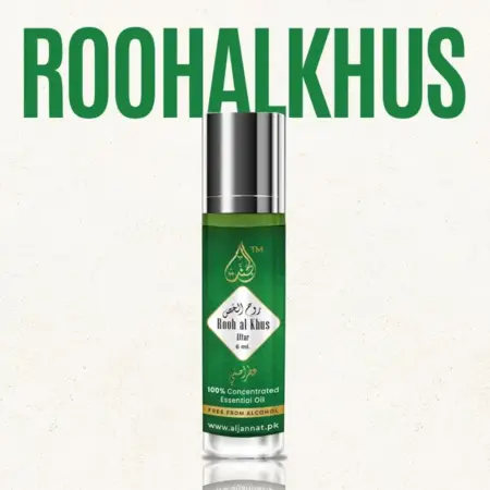 Roohal khus Attar 6ml perfume oil bottle