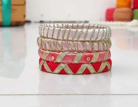 Elegant Pink Bangles